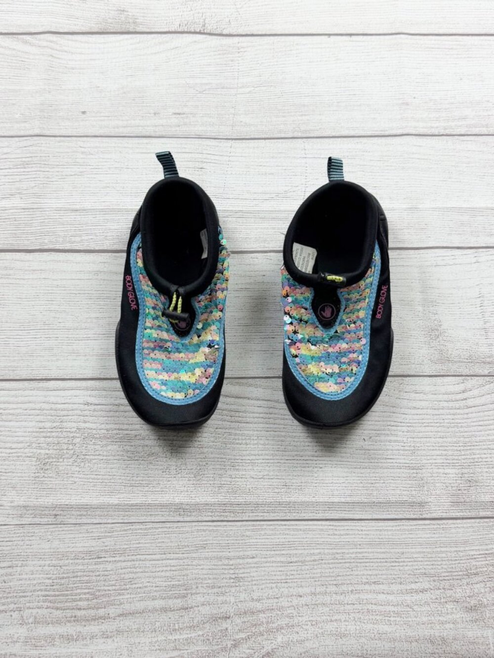 Body Glove Kids Water Shoes Sequin Slip On Swim Beach Pool Shoes 1